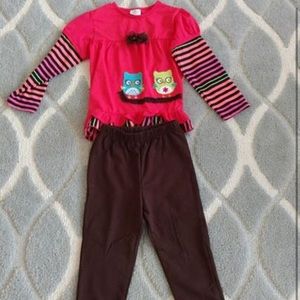 Long sleeve shirt and pants set